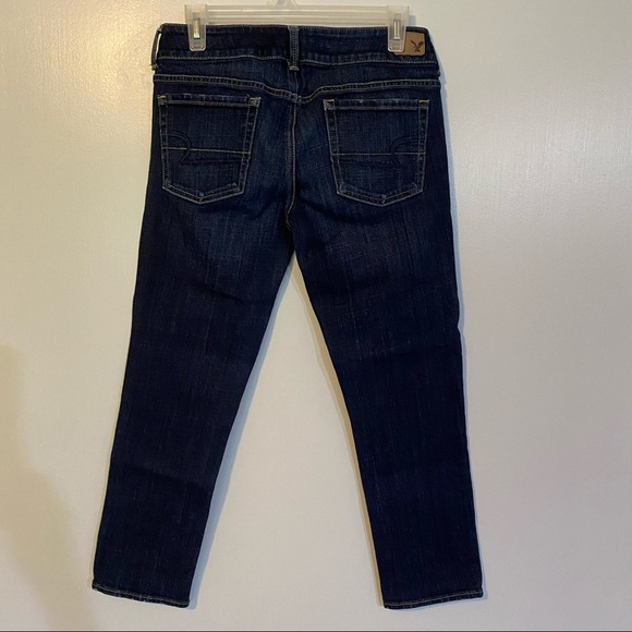 AMERICAN EAGLE Artist Crop Jeans Size 6 - Picture 11 of 12